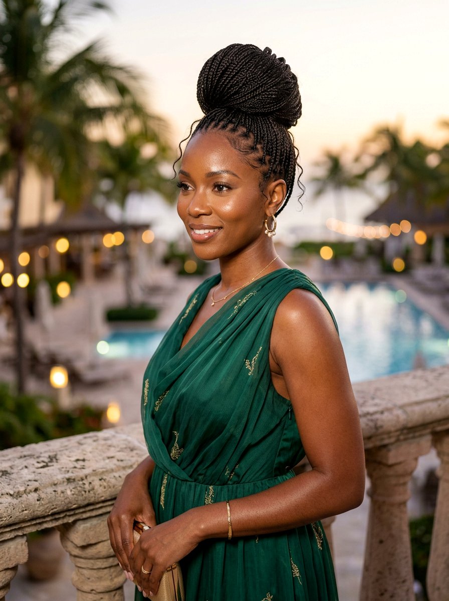 Micro Braids - 20 vacation braid styles for black women - 20 vacation braid styles for black women