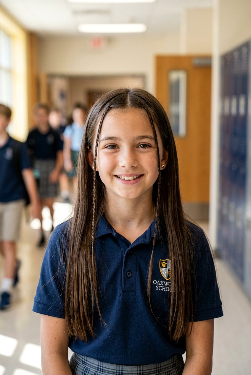 Micro Braids Accents - 20 simple braid for school girls - 20 simple braid for school girls