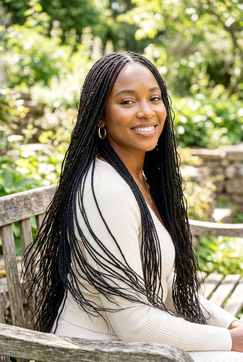 Micro Braids For Length - 20 braided hairstyles for black women - 20 braided hairstyles for black women