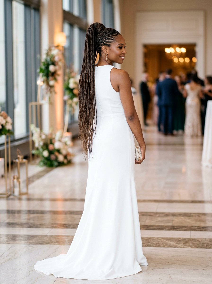 Micro Braids Ponytail - 20 red carpet ponytail hairstyle - 20 red carpet ponytail hairstyle