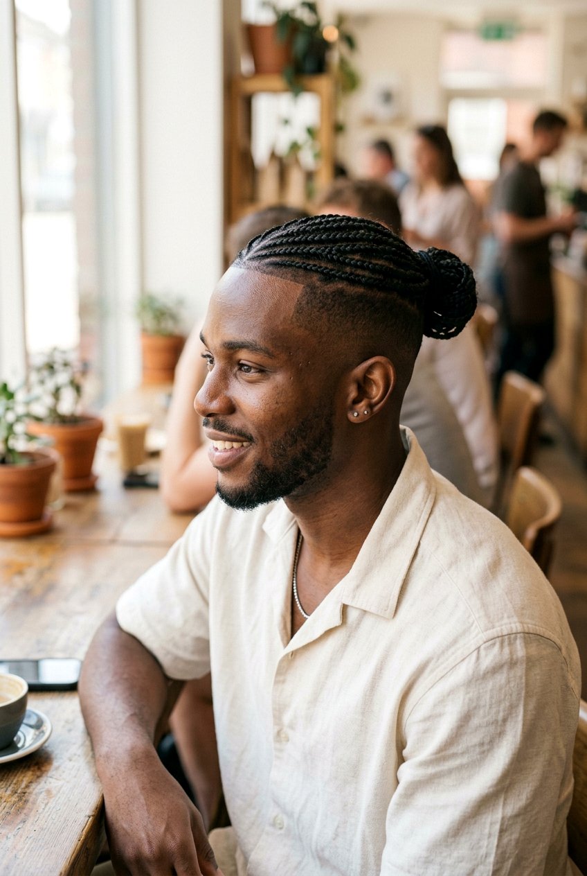 Micro Braids Undercut - 20 braids with undercut men - 20 braids with undercut men