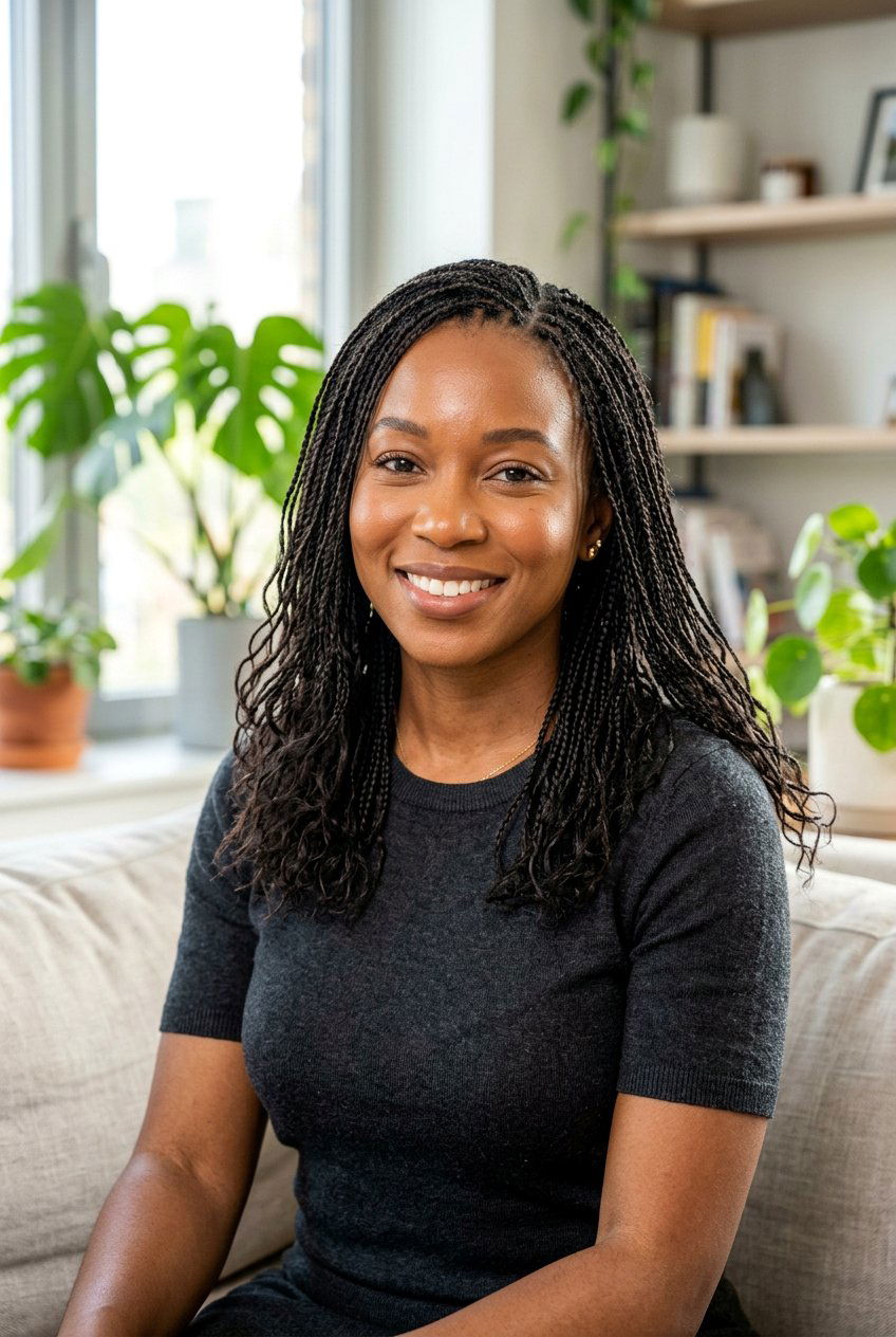 Micro Braids on Shoulder Length Natural Hair - 20 protective styles for shoulder length natural hair - 20 protective styles for shoulder length natural hair