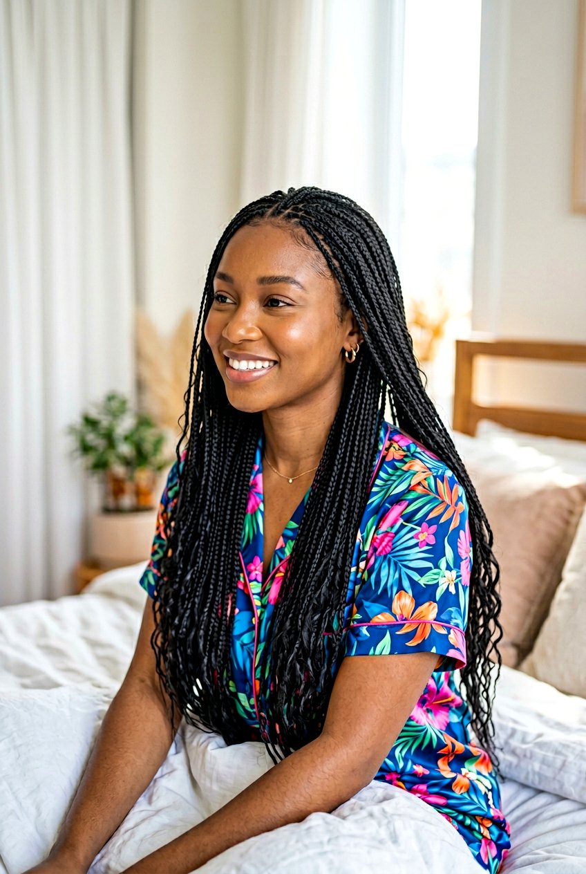 Micro Braids - 20 bedtime braid hairstyles for waves - 20 bedtime braid hairstyles for waves