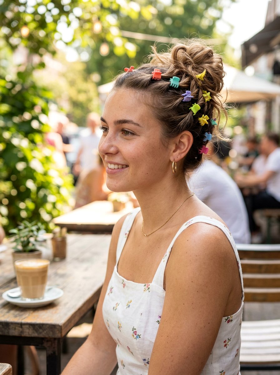 Micro Clip Summer Claw Clip Bun - 20 summer claw clip bun - 20 summer claw clip bun