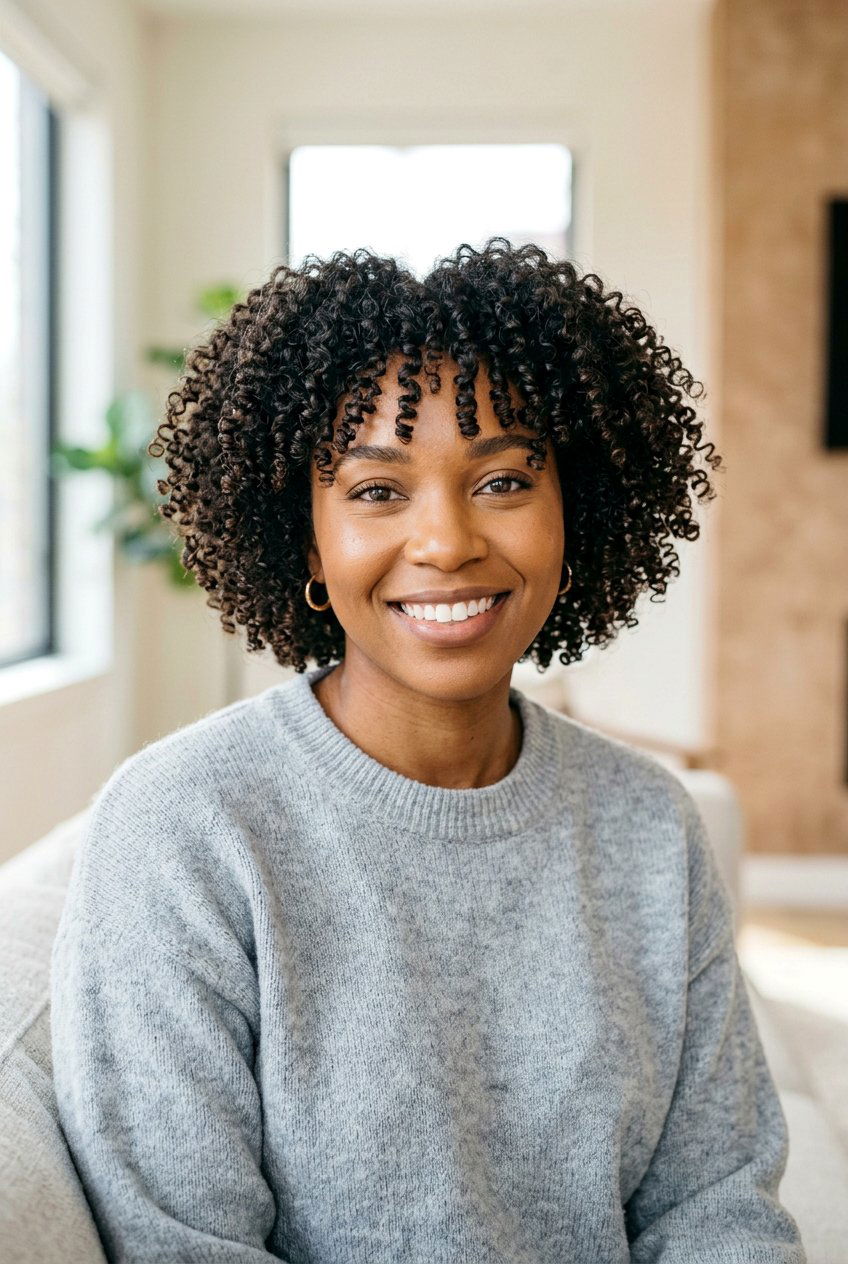 Micro Curly Bob - 20 best curly haircut ideas for women - 20 best curly haircut ideas for women