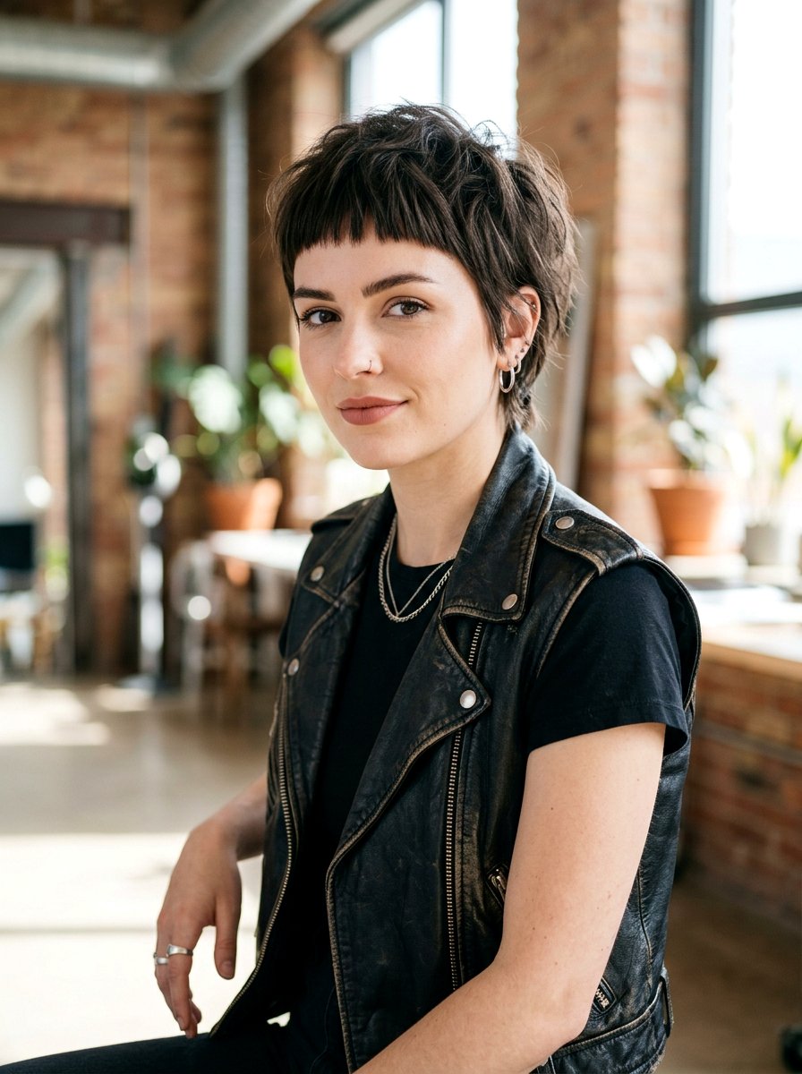 Micro Fringe Pixie - 20 short haircut for damaged hair women - 20 short haircut for damaged hair women