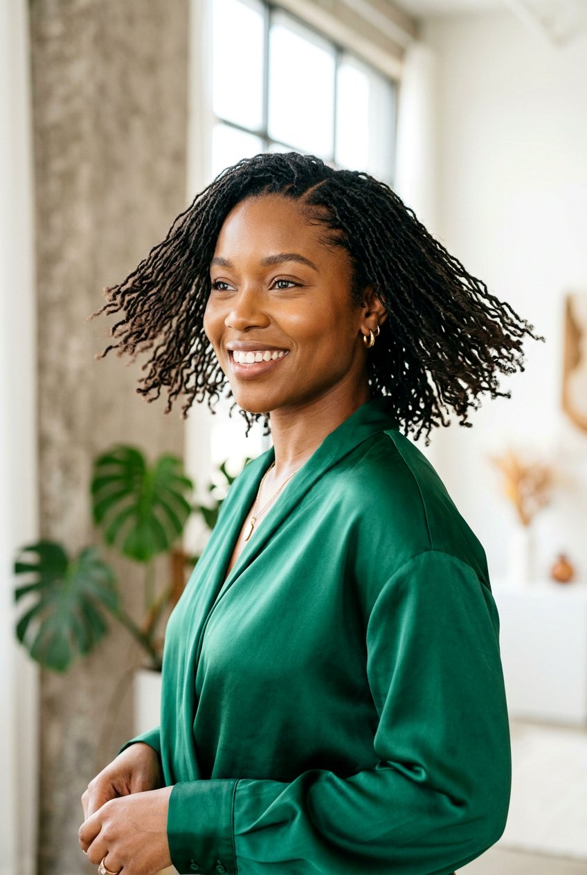 Micro Loc Bob - 20 black women loc bob styles - 20 black women loc bob styles