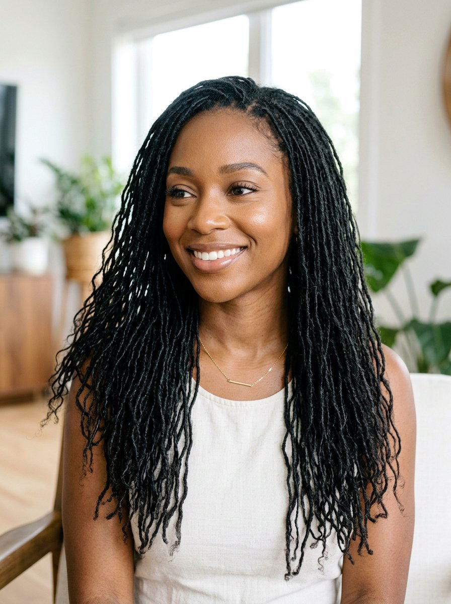 Micro Soft Locs - 20 soft locs hairstyles - 20 soft locs hairstyles