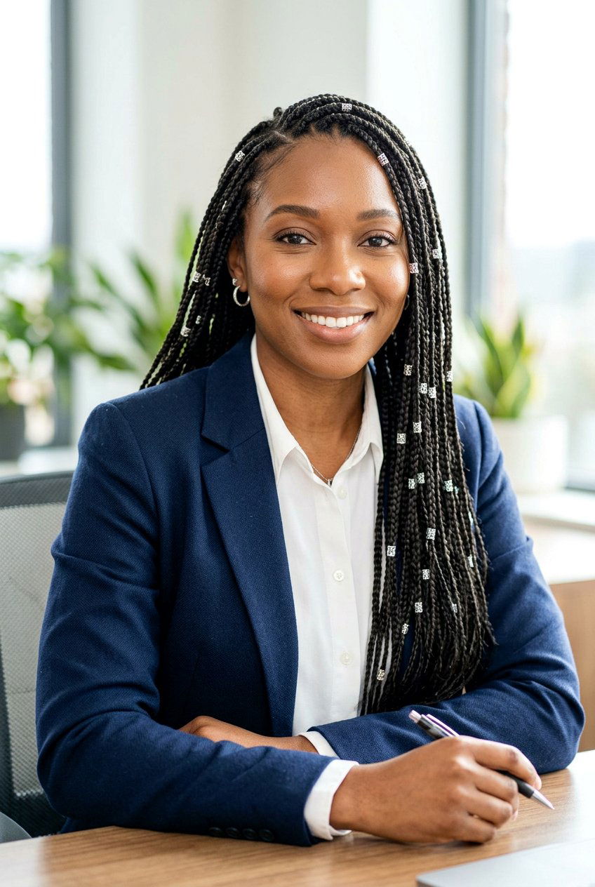 Micro box braids with silver beads - 20 box braids with beads - 20 box braids with beads