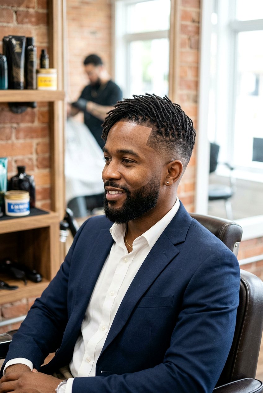 Micro locs taper fade - 20 taper fade with dreads men - 20 taper fade with dreads men