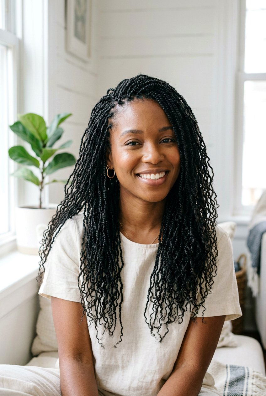 Micro spring twist - 20 spring twist hairstyles - 20 spring twist hairstyles