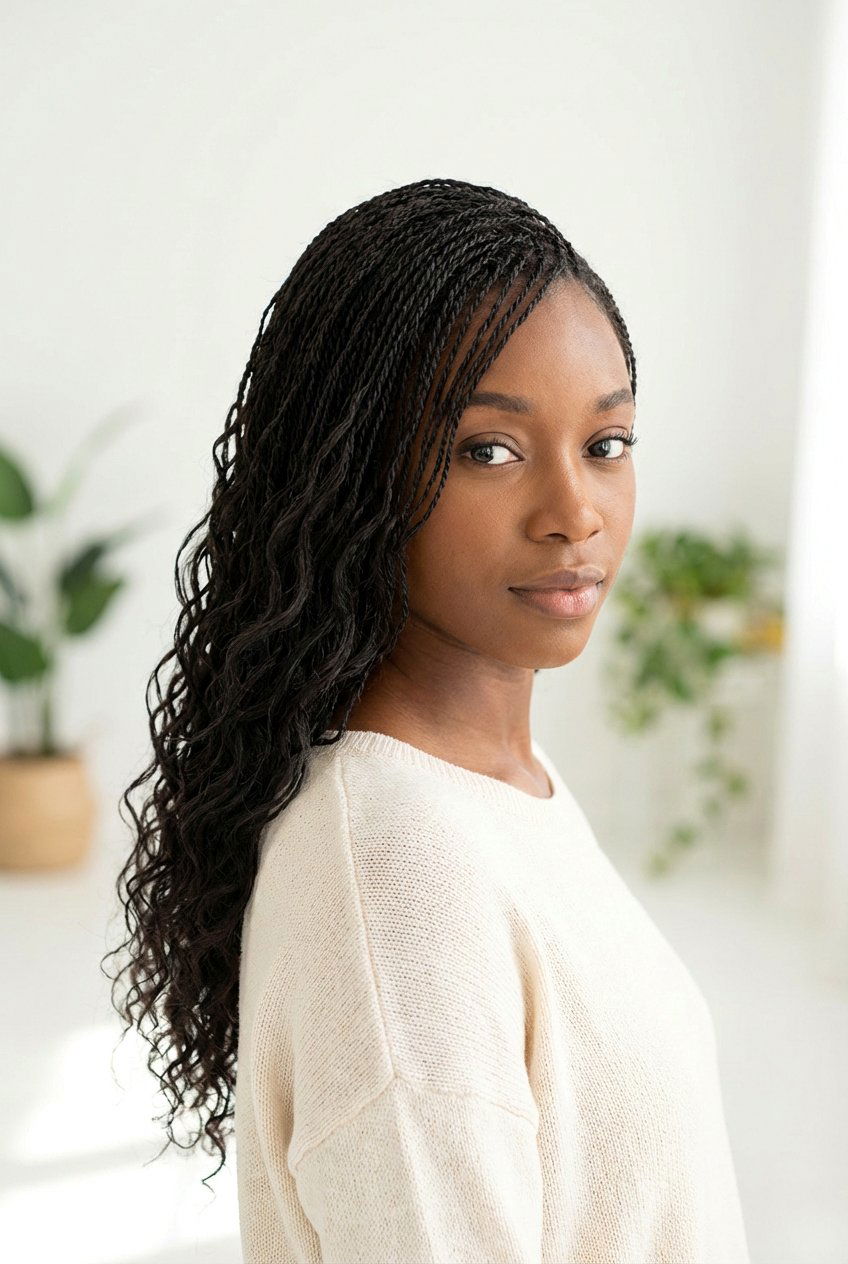 Micro twist - 20 twist hairstyles for black women - 20 twist hairstyles for black women