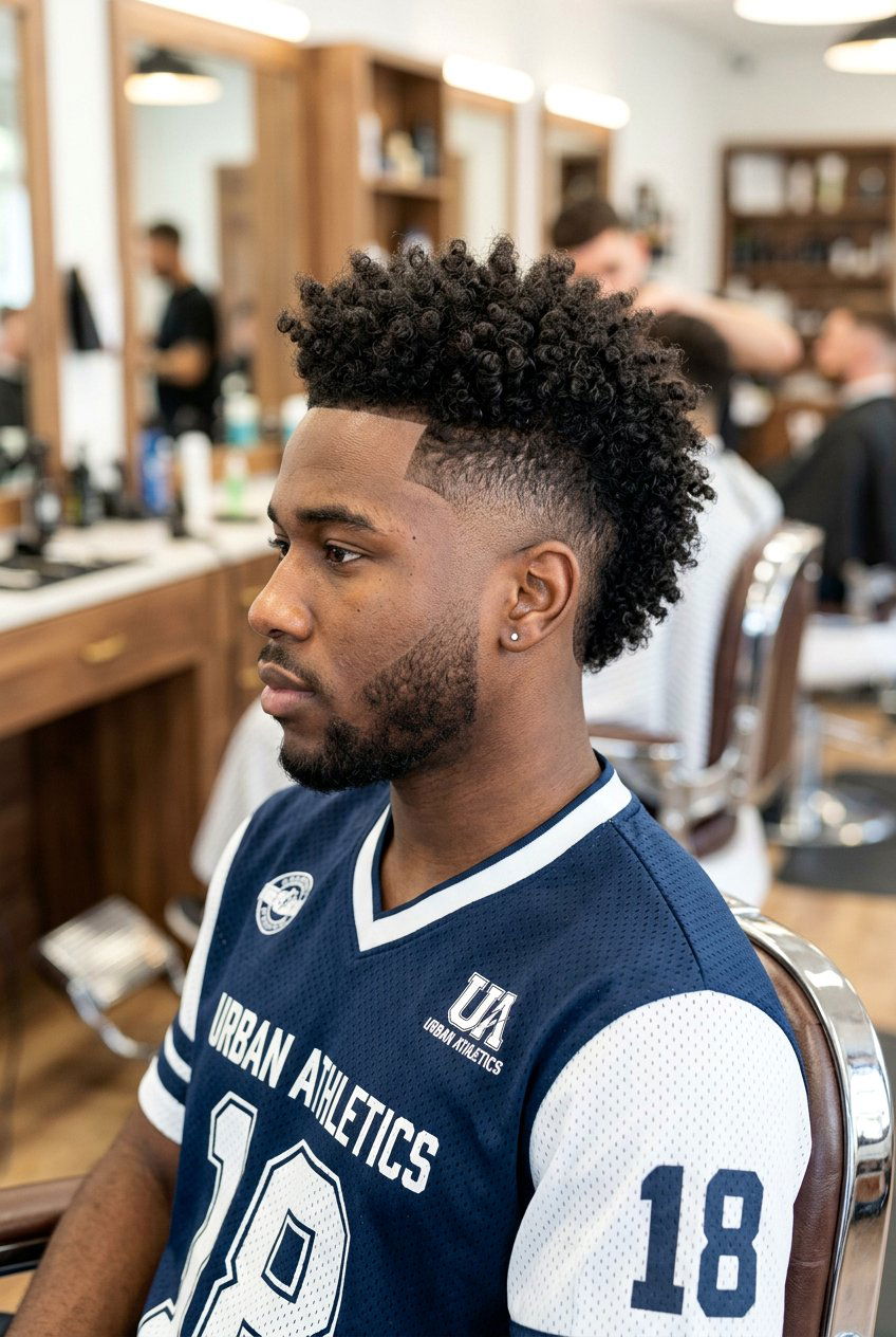 Mid Burst Fade Curly Hair - 20 mid fade with curly top men - 20 mid fade with curly top men