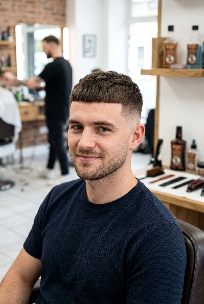 Mid Fade Caesar Cut - 20 mid fade haircut - 20 mid fade haircut