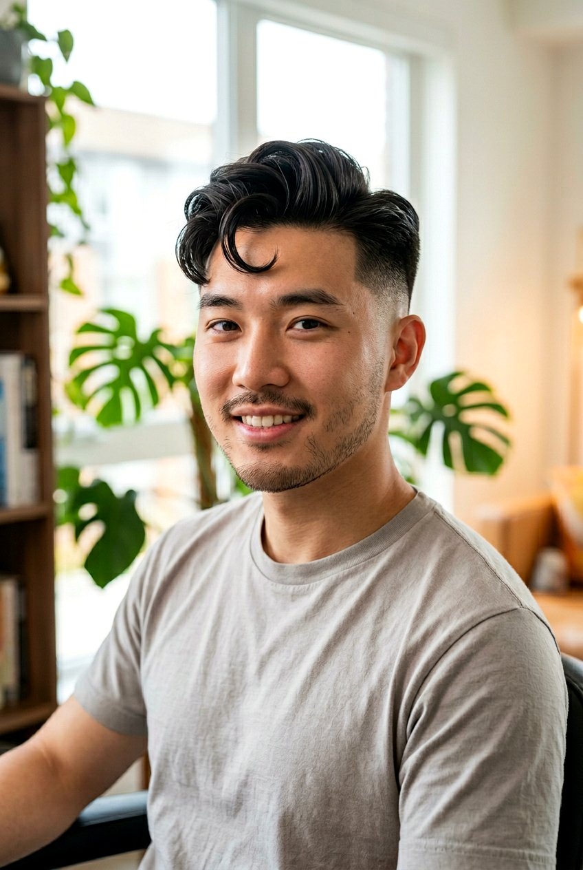 Mid Fade Comma Haircut - 20 comma hair men hairstyle - 20 comma hair men hairstyle