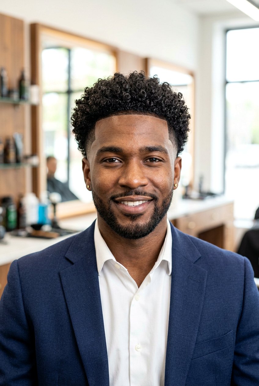 Mid Fade Curly Hair - 20 mens haircut for curly thick hair - 20 men’s haircut for curly thick hair