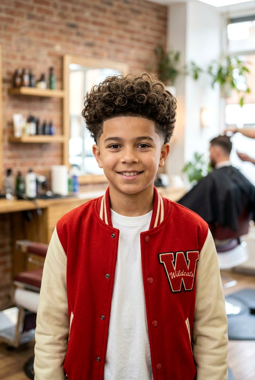 Mid Fade Curly Mop Top - 20 curly mop top haircut boys - 20 curly mop top haircut boys