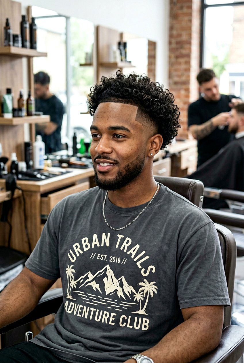 Mid Fade Curly Undercut - 20 mid fade with curly top men - 20 mid fade with curly top men