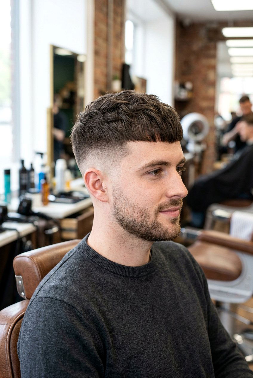 Mid Fade French Crop - 20 french crop haircut - 20 french crop haircut