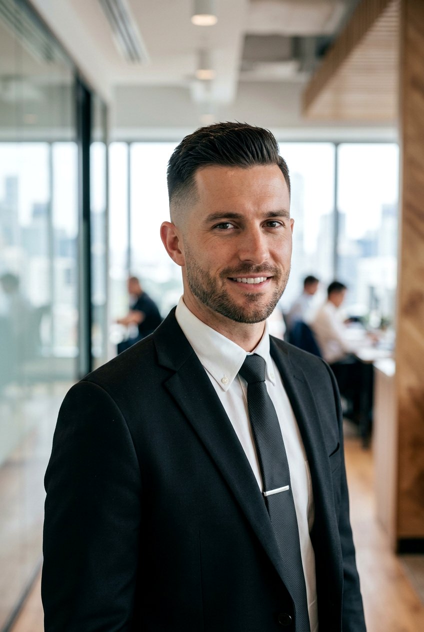 Mid Fade Haircut - 20 men professional haircut for office - 20 men professional haircut for office