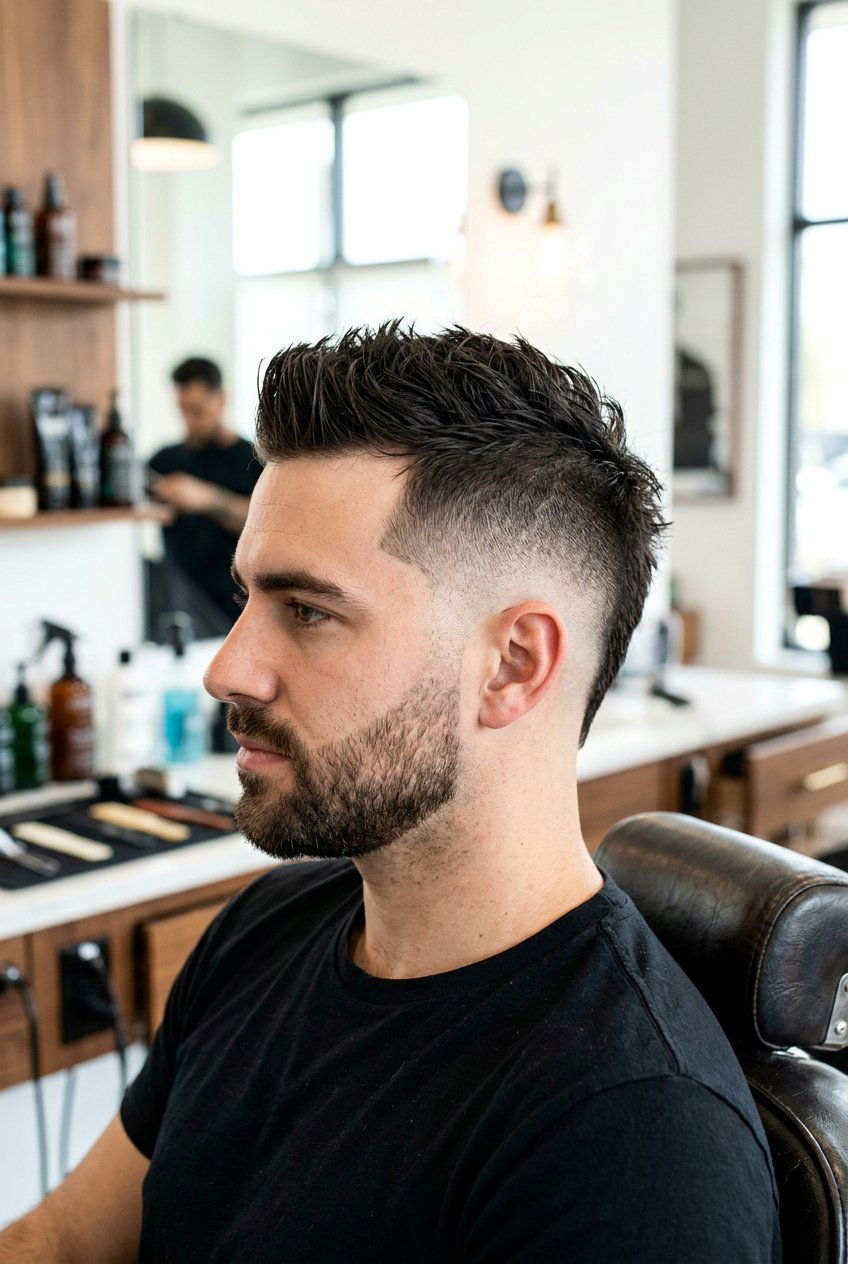 Mid Fade Mohawk - 20 mid fade haircut - 20 mid fade haircut