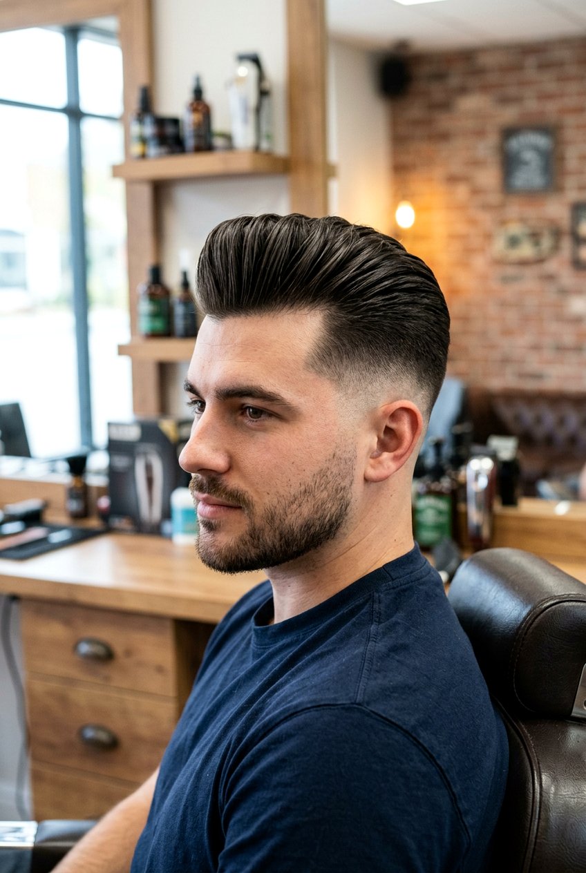 Mid Fade Pompadour - 20 mid fade haircut - 20 mid fade haircut