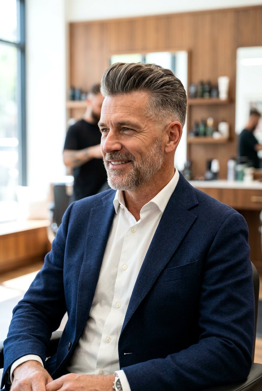 Mid Fade Pompadour - 20 pompadour fade for mature men - 20 pompadour fade for mature men