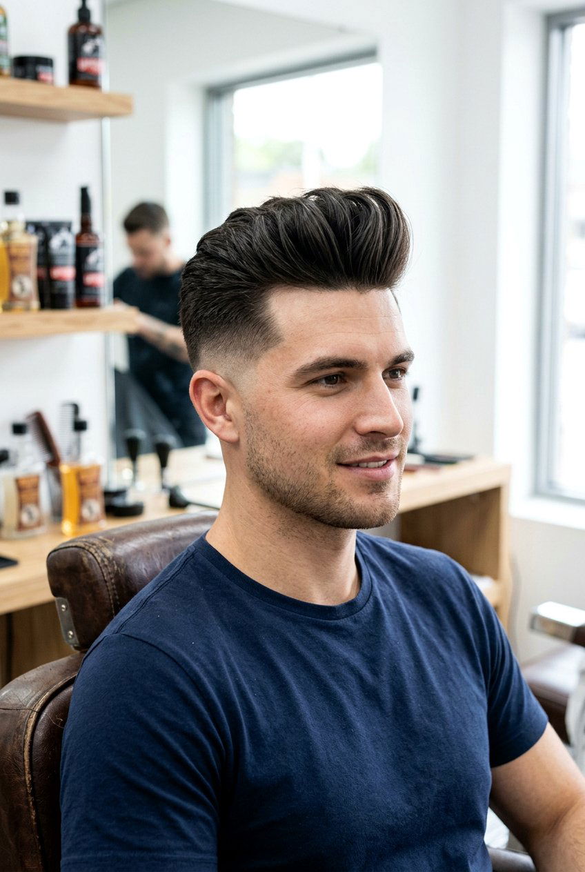 Mid Fade Quiff - 20 mid fade haircut - 20 mid fade haircut