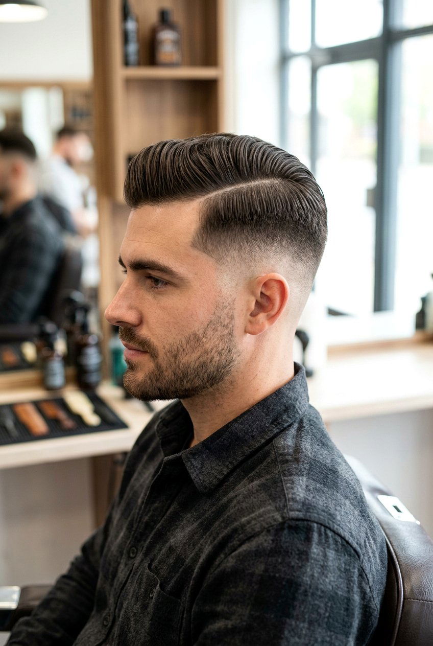 Mid Fade Side Part - 20 mid fade haircut - 20 mid fade haircut