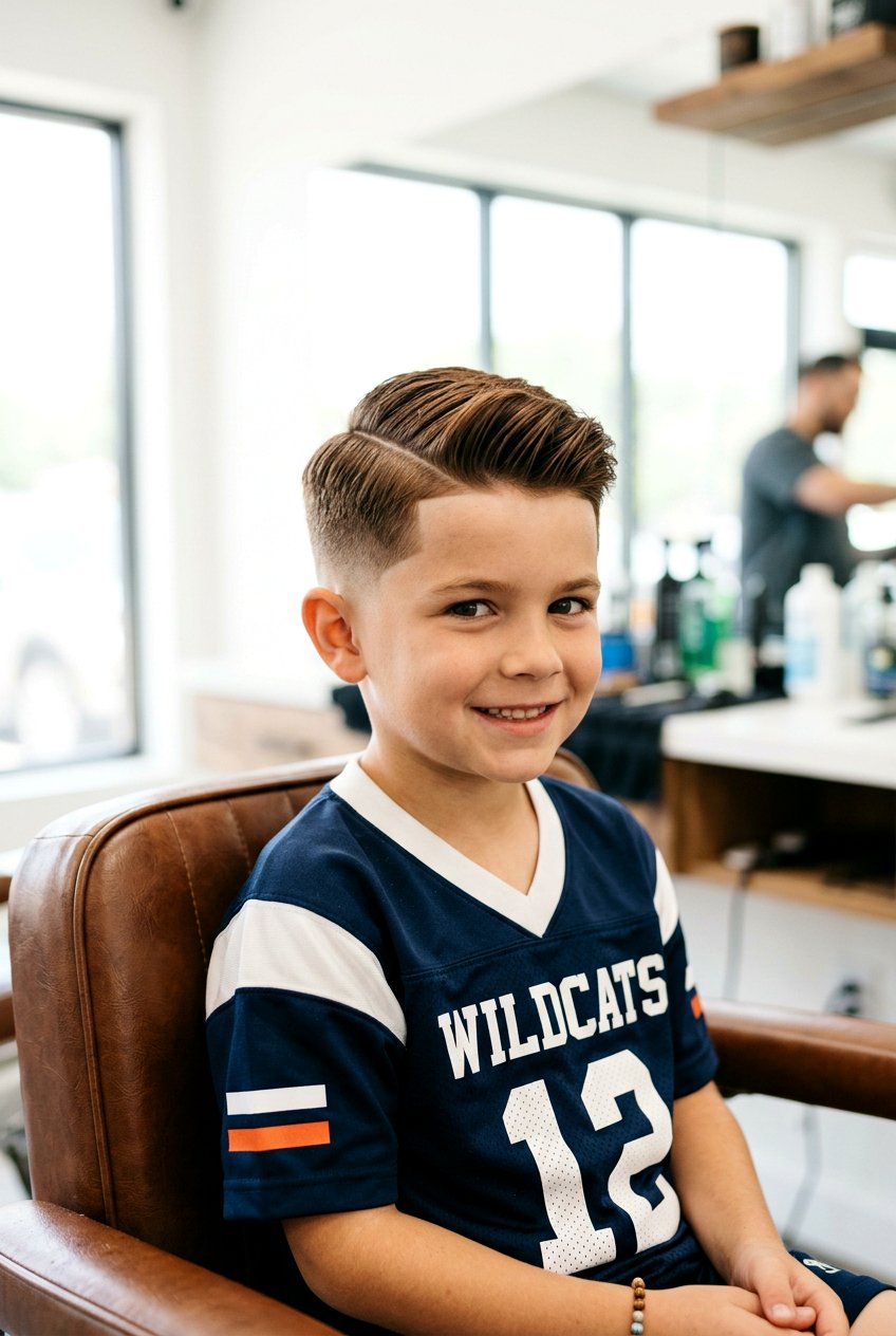 Mid Fade Side Part - 20 little boy side part haircut - 20 little boy side part haircut