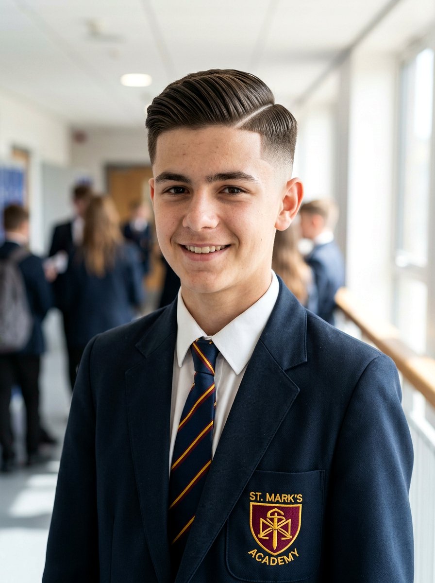 Mid Fade Side Part - 20 school haircut for teenage boys with fade - 20 school haircut for teenage boys with fade