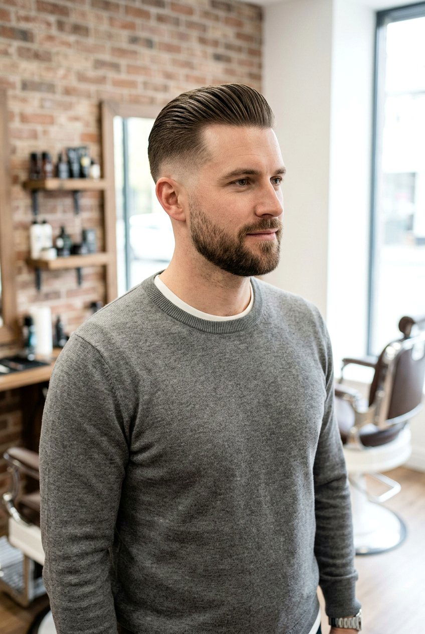 Mid Fade Slick Back Undercut - 20 undercut with slick back men - 20 undercut with slick back men