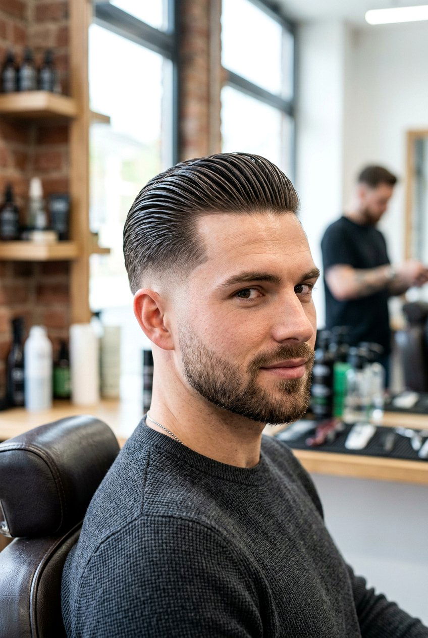 Mid Fade Slick Back - 20 mid fade haircut - 20 mid fade haircut