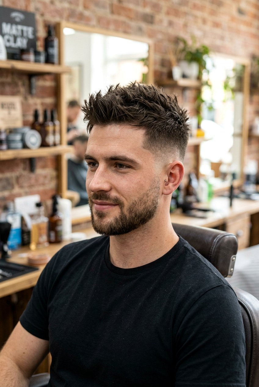 Mid Fade Spiky Hair - 20 mid fade haircut - 20 mid fade haircut