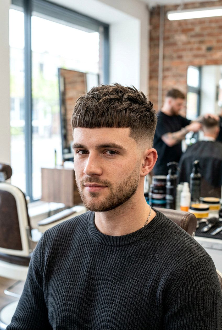 Mid Fade Textured Crop - 20 mid fade haircut - 20 mid fade haircut