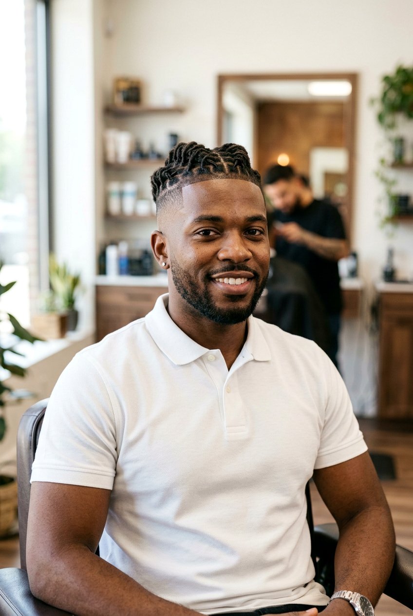 20 Stylish Short Dreads With Fade for Men to Rock Right Now