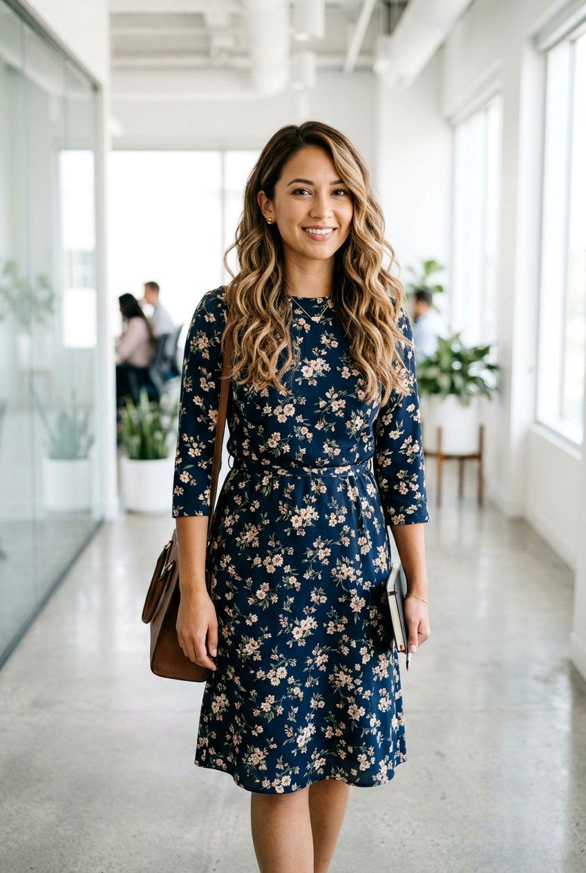 Mid Length Layered Cut With Waves - 20 polished layered haircut for work - 20 polished layered haircut for work