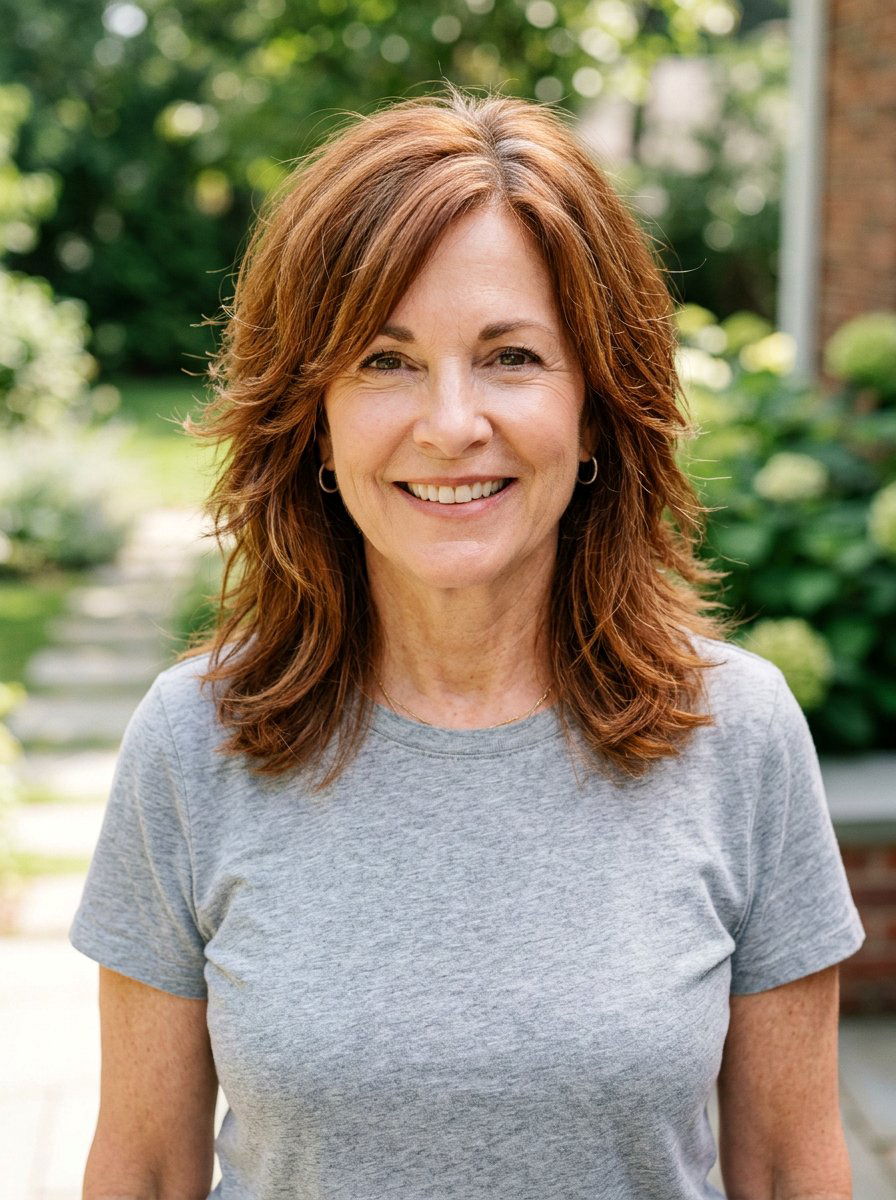 Mid Length Shag Haircut - 20 shag haircut for thick hair over 60 - 20 shag haircut for thick hair over 60