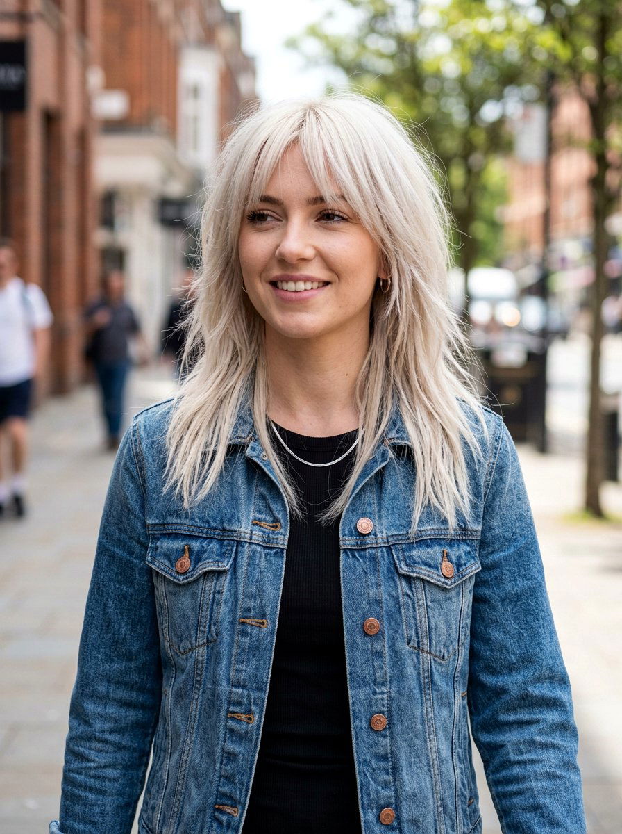 20 Flattering Layered Straight Shoulder Length Haircut Ideas