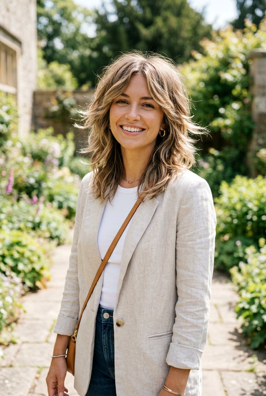 Mid Length Shag With Flipped Ends - 20 medium haircut with flipped ends - 20 medium haircut with flipped ends