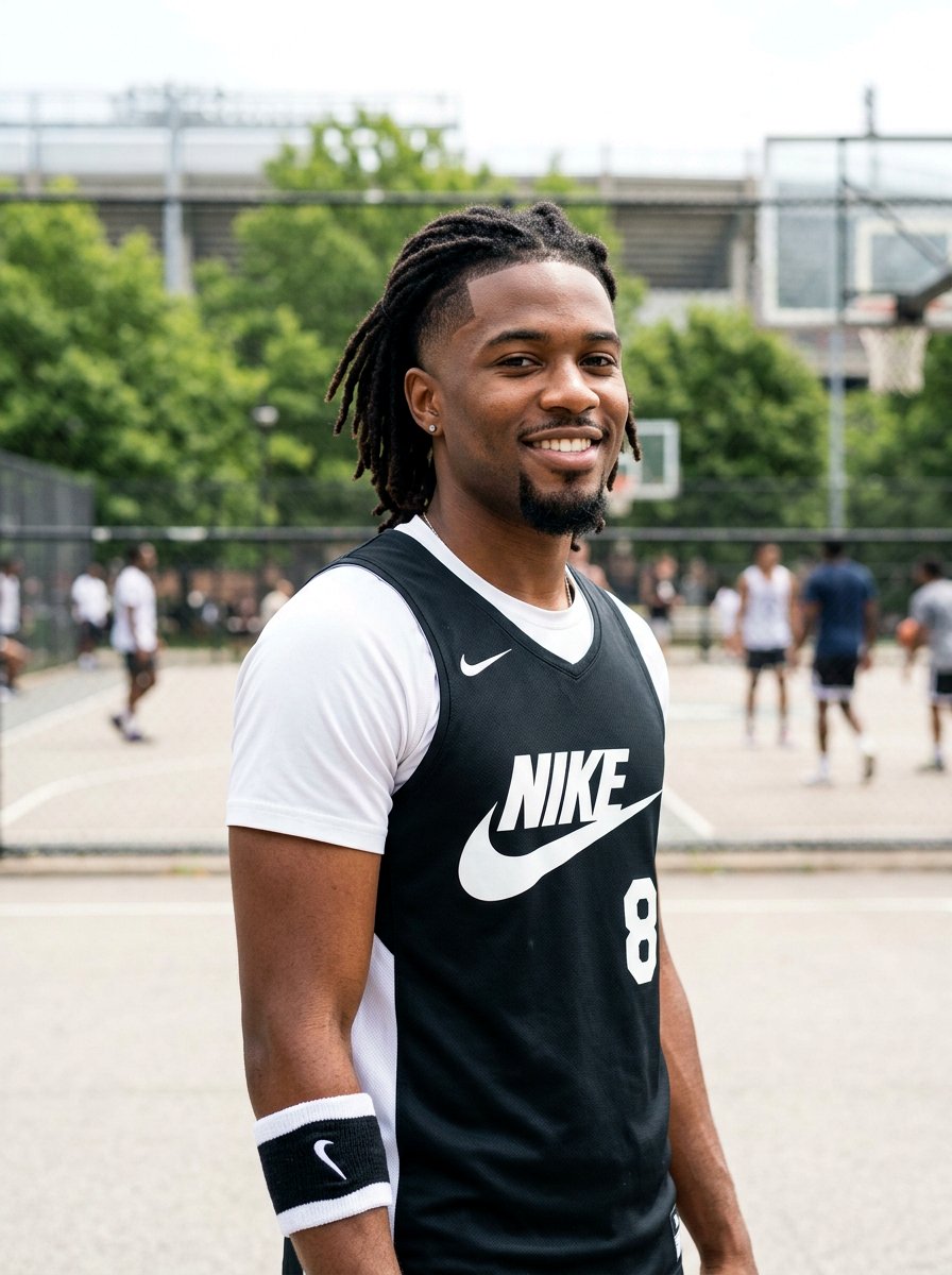 Mid Taper Fade Dreads - 20 shoulder length dreads for men - 20 shoulder length dreads for men