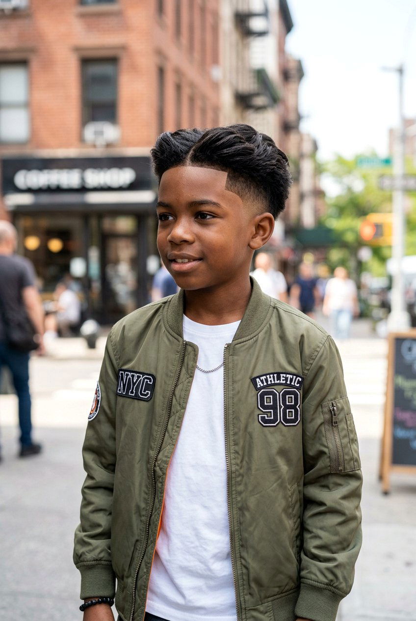 Mid Taper Fade Middle Part - 20 fluffy middle part haircut for boys - 20 fluffy middle part haircut for boys