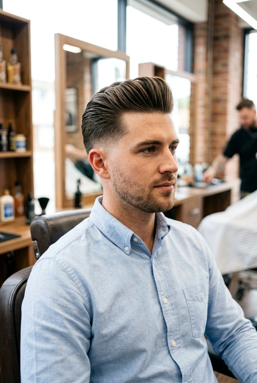 Mid Taper Fade Slick Back Men - 20 slick back taper fade men - 20 slick back taper fade men