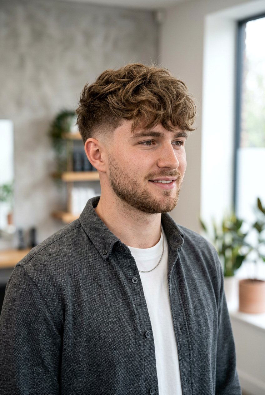 Mid Taper Fluffy Fringe Boys Haircut - 20 boys haircut with fluffy fringe - 20 boys haircut with fluffy fringe