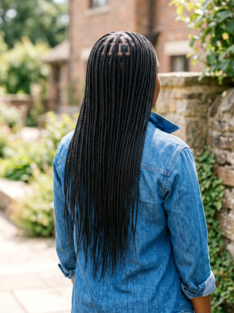Mid back small knotless braids - 20 small knotless braids hairstyles - 20 small knotless braids hairstyles