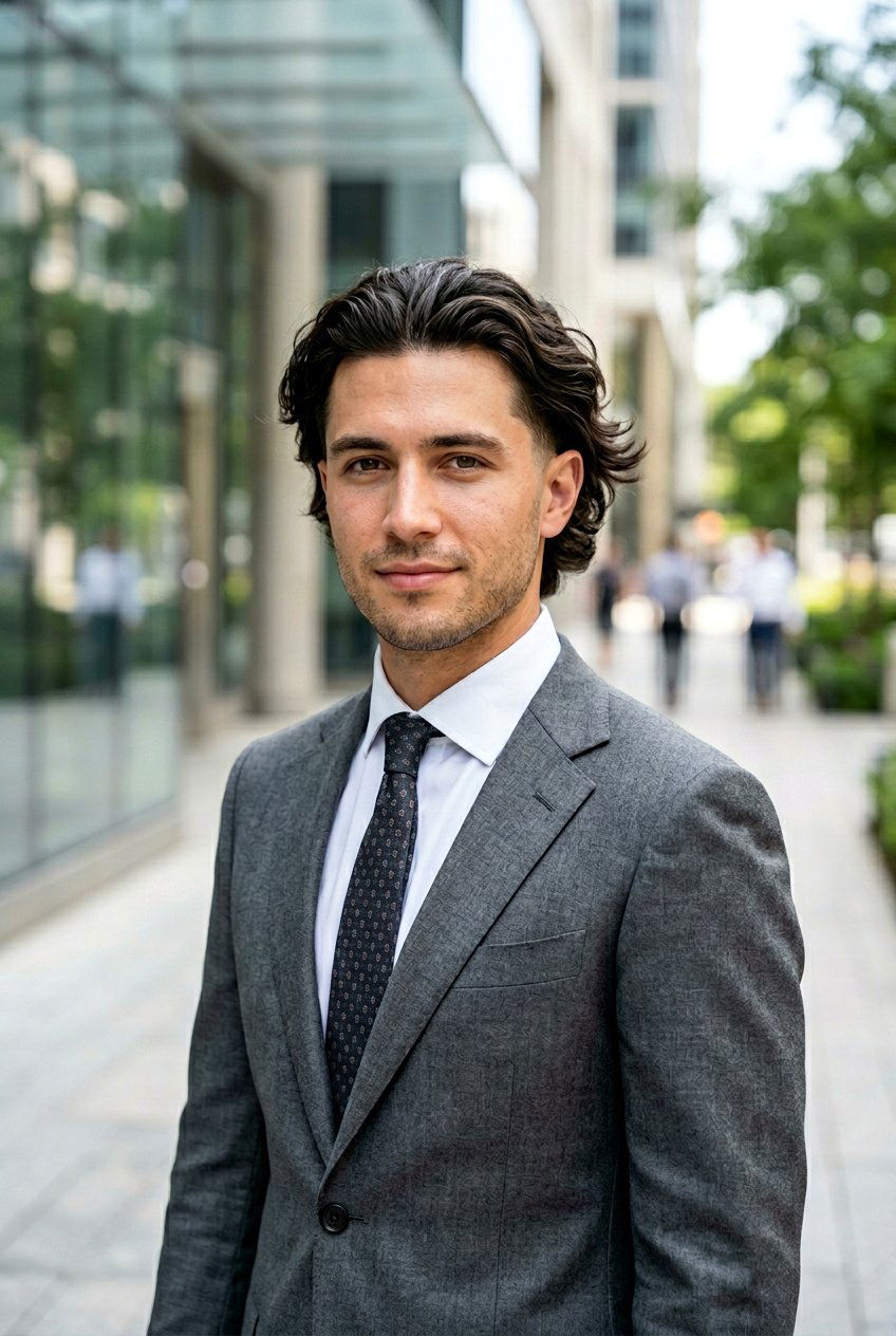 Middle Part Flow With Taper - 20 middle part flow haircut men - 20 middle part flow haircut men