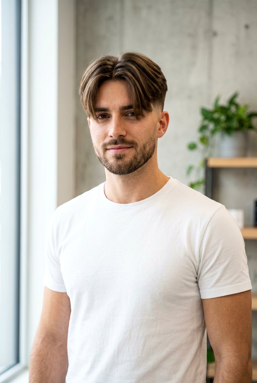 Middle Part Fringe Men - 20 middle part curtain haircut men - 20 middle part curtain haircut men