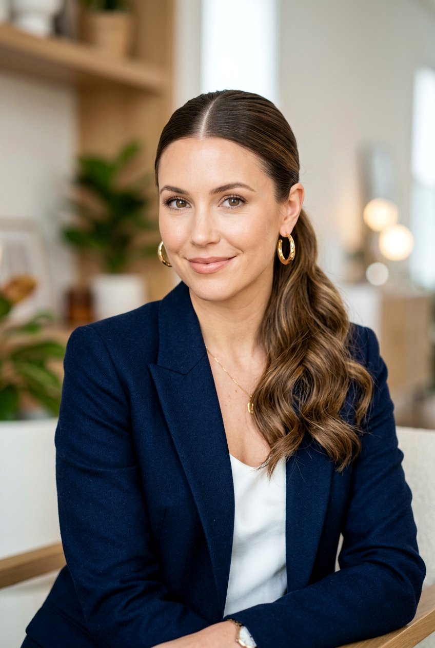 Middle Part Ponytail With Soft Waves - 20 cocktail ponytail with soft waves - 20 cocktail ponytail with soft waves