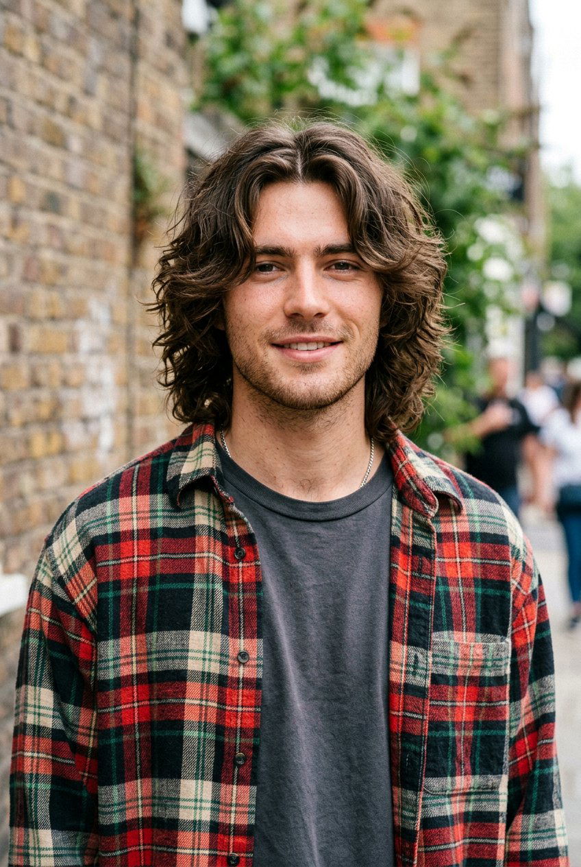 Middle Part Shaggy Flow - 20 shaggy flow haircut men - 20 shaggy flow haircut men