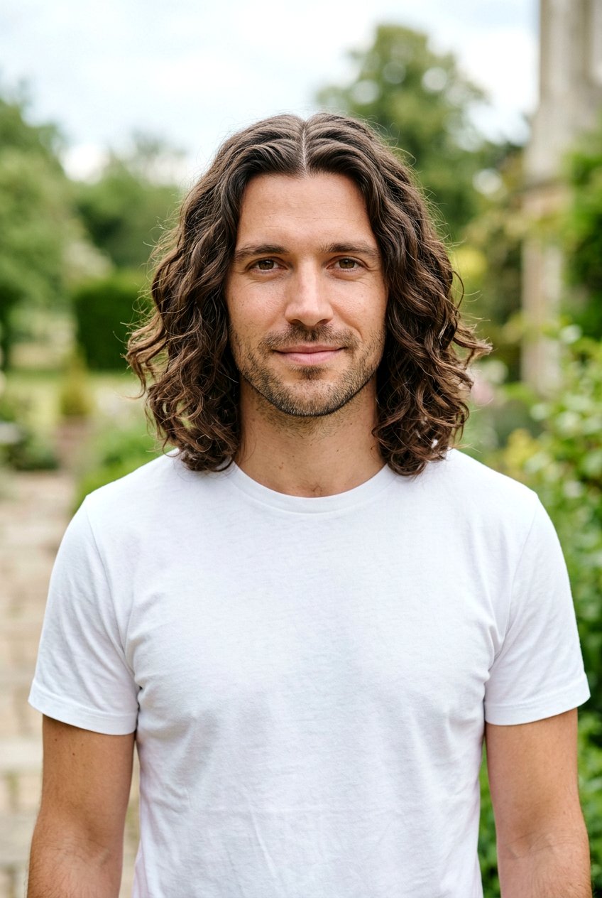 Middle Part Shoulder Length Waves - 20 men shoulder length waves haircut - 20 men shoulder length waves haircut
